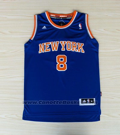 Maglia New York Knicks JR Smith #8 Blu